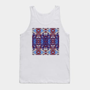 Red, White, and Blue Pattern v2 Tank Top